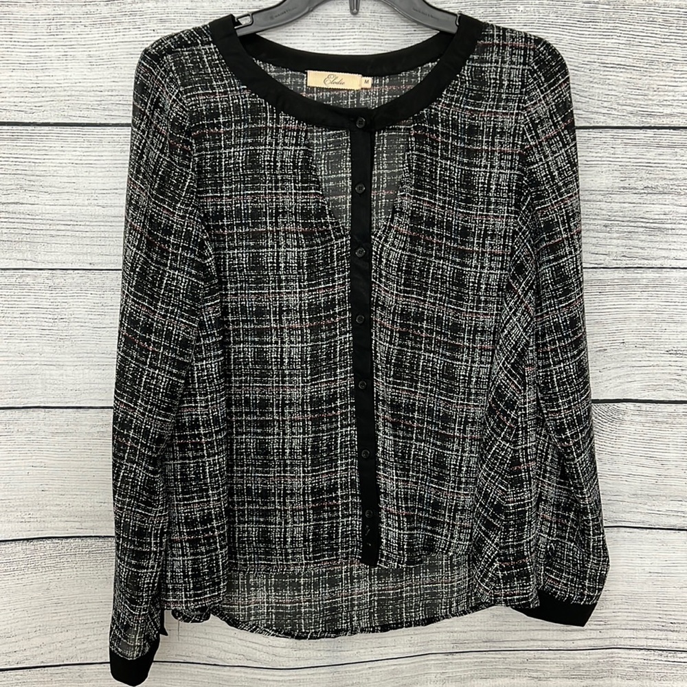 Tweed looking blouse